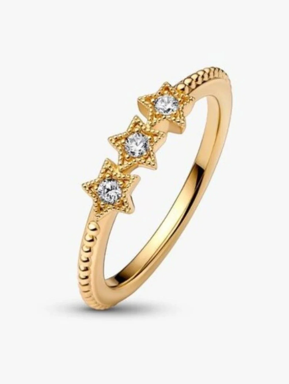 Pandora Celestial Stars Gold Plated Ring